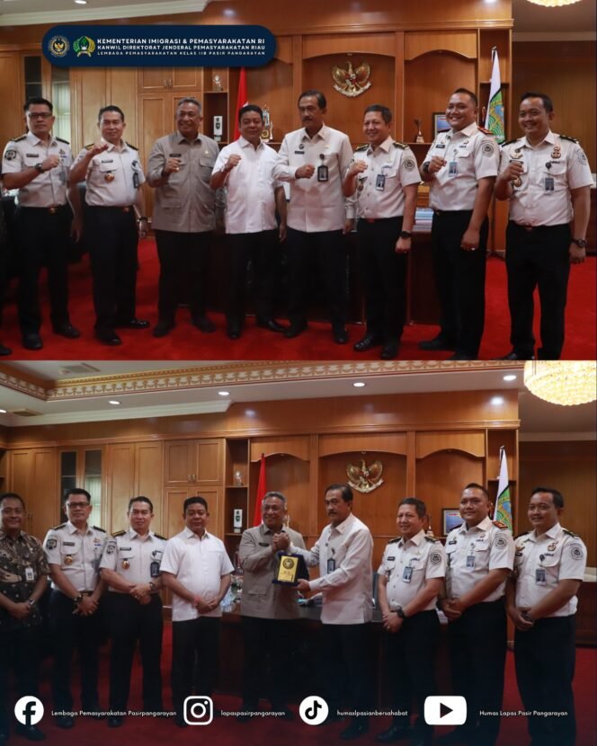 
					Kakanwil Ditjenpas Riau Silaturahmi dengan Bupati dan Wakil Bupati Rokan Hulu