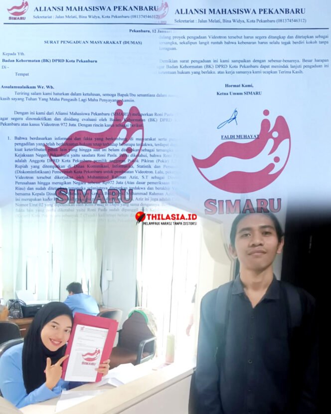 
					Inkrah tapi Tak Tersentuh, Mahasiswa Laporkan Roni Pasla ke BK DPRD soal Pokir Videotron Rp972 Juta