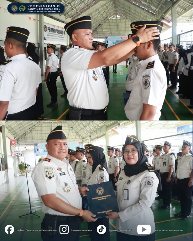 
					21 Pegawai Lapas Pasir Pangarayan Terima Kenaikan Pangkat, Satu Raih Penghargaan Pegawai Teladan