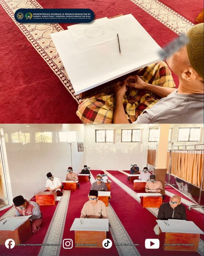 
					Semarak Ramadan 1447 H, Warga Binaan Lapas Pasir Pangarayan Ikuti Lomba Seni Kaligrafi