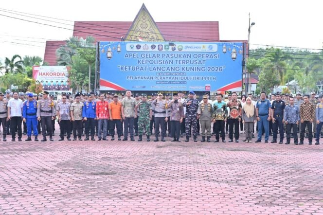 
					Polres Bengkalis Gelar Apel Pasukan Operasi Ketupat Lancang Kuning 2026, Siap Amankan Idul Fitri