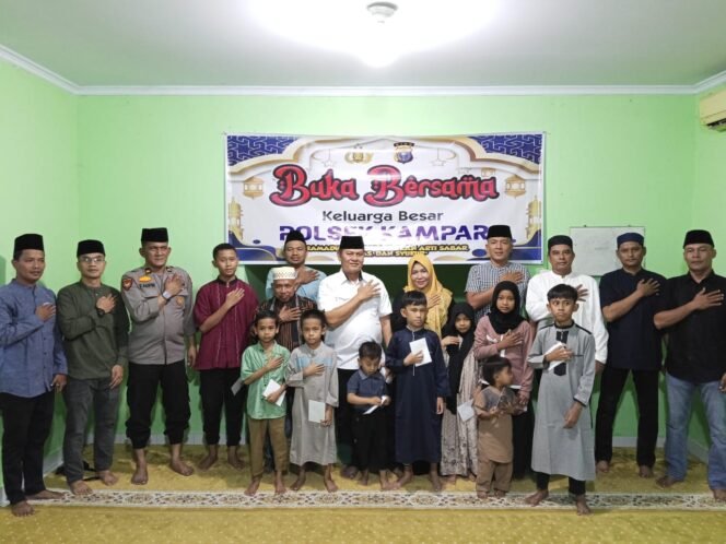 
					Buka Puasa Bersama dan Santunan Anak Yatim, Silaturahmi Kemeriahan Ramadhan di Polsek Kampar   