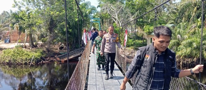 
					Jembatan Merah Putih Presisi Desa Temiang Resmi Beroperasi, Akses Warga Kian Lancar