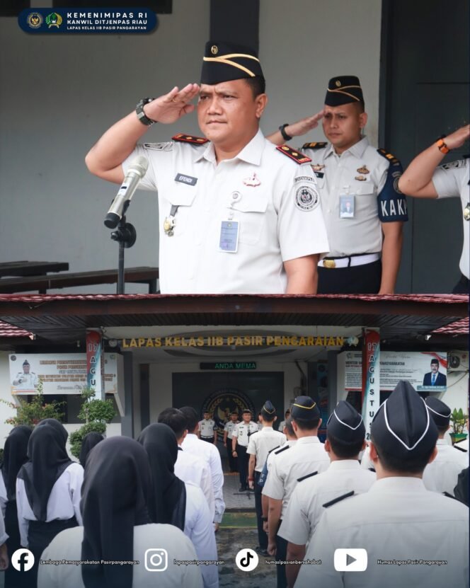 
					Pimpin Apel Pagi, Kalapas Pasir Pangarayan Berikan Penguatan Agenda Kedinasan kepada Seluruh Pegawai