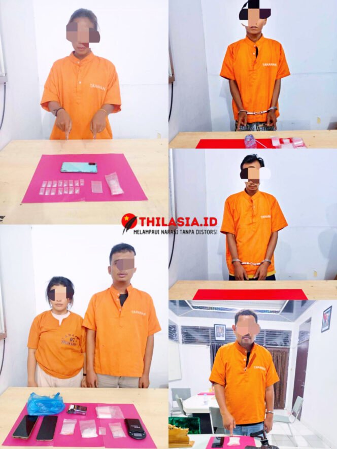 
					Pengembangan Kasus di Air Tiris, Polsek Kampar Ringkus 6 Pelaku Narkoba di 5 Lokasi.