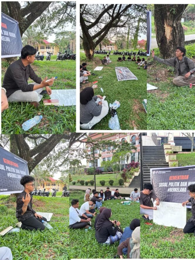 
					Badan Eksekutif Mahasiswa Universitas Hang Tuah Pekanbaru (BEM UHTP) Gelar Diskusi Akar Rumput Perkuat Solidaritas Gerakan. 