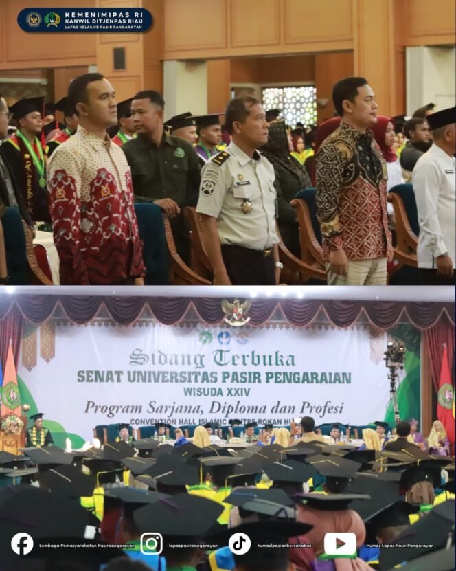 
					Hadiri Wisuda XXIV UPP, Lima Pegawai Lapas Pasir Pangarayan Resmi Raih Gelar Sarjana Hukum