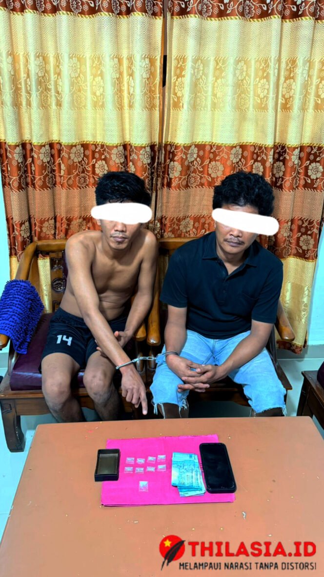 
					Polsek Mandau Amankan Dua Pria, 9 Paket Sabu Disita dari Penggerebekan Dini Hari