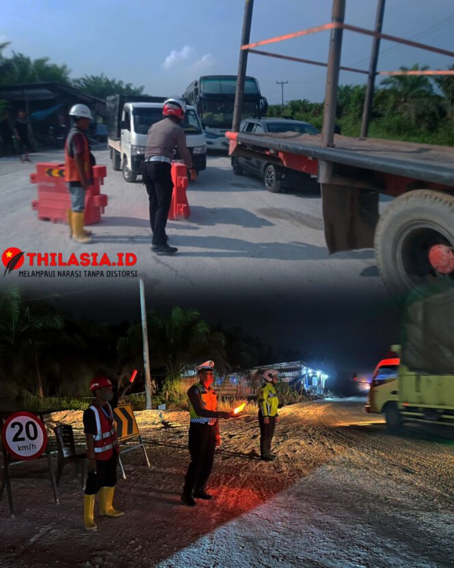 
					Tim Raicet Satlantas Polres Pelalawan Berhasil Atasi Kemacetan Parah di Jalur Lintas Timur