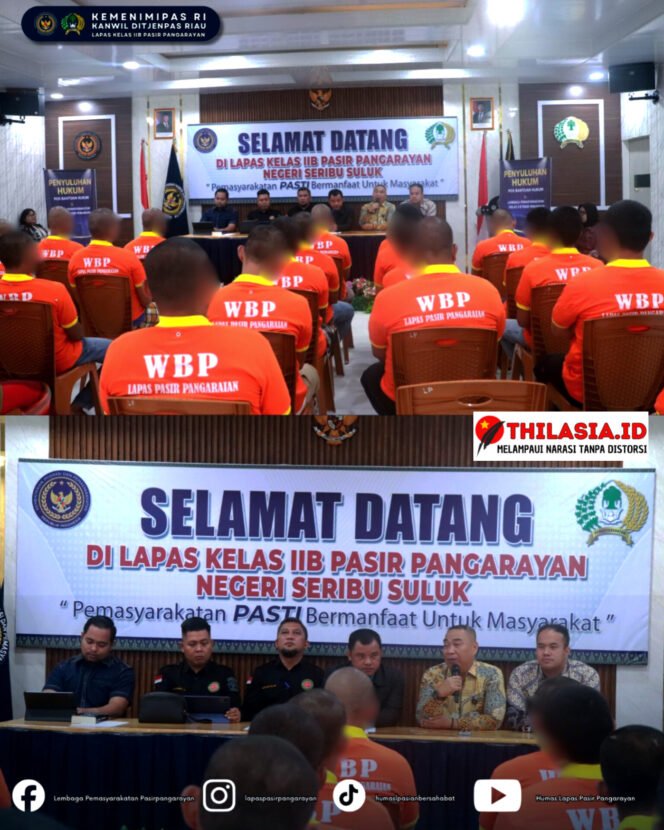 
					Gandeng POSBAKUMADIN Siak, Lapas Pasir Pangarayan Perkuat Literasi Hukum Warga Binaan