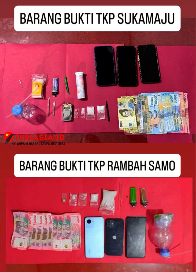 
					Polsek Ujung Batu Bongkar Jaringan Narkotika, 6 Pelaku Diamankan dengan 33 Gram Sabu dan Ekstasi
