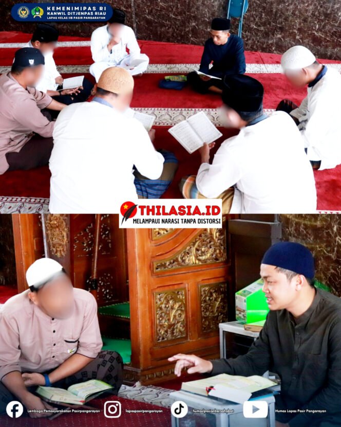 
					Lapas Pasir Pangarayan Intensifkan Pengajian, Warga Binaan Makin Mahir Membaca Al-Qur’an