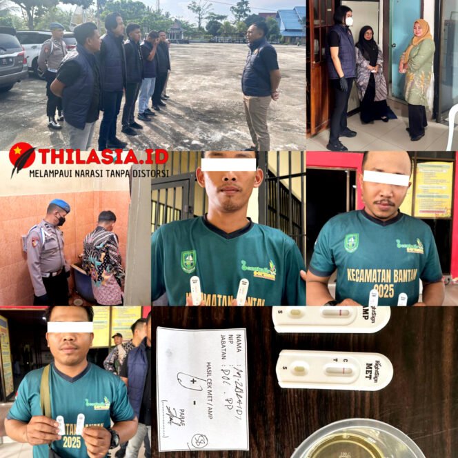 
					Camat Bantan Dukung Pemberantasan Narkoba, Tes Urine Pegawai Temukan 3 Orang Positif