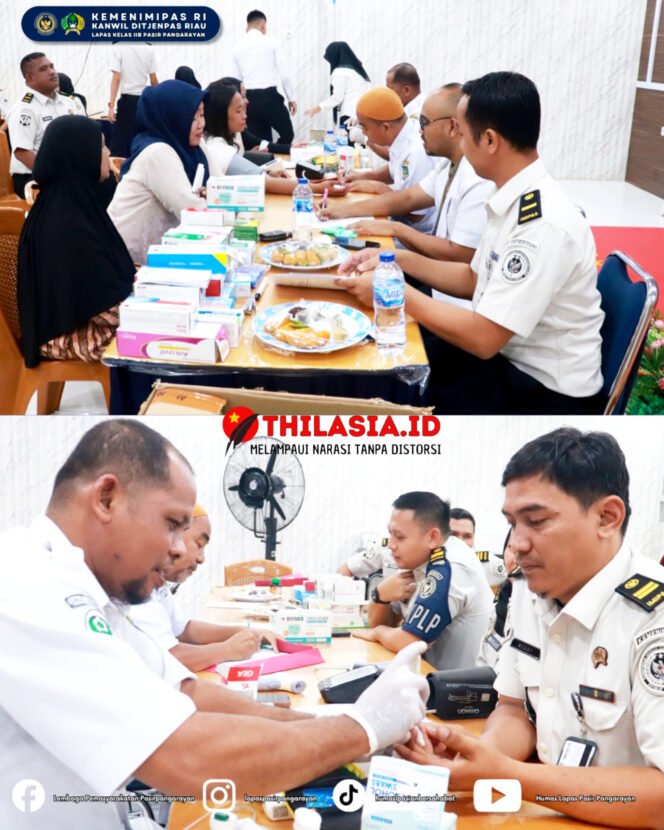 
					Semarak HBP ke-62, Lapas Pasir Pangarayan Hadirkan Pemeriksaan Kesehatan Gratis bagi Pegawai dan Masyarakat