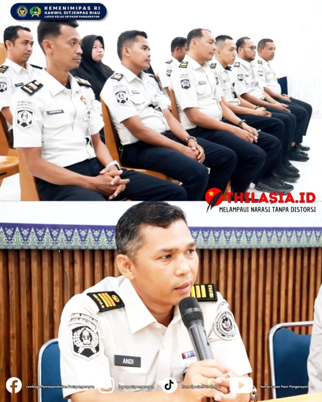 
					Kasi Binadik-Giatja Baru Lapas Pasir Pangarayan Tancap Gas, Perkuat Kinerja dan Tupoksi Jajaran