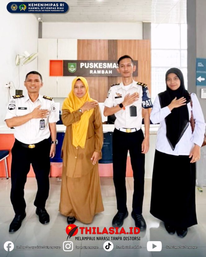 
					Pastikan Layanan Optimal, Lapas Pasir Pangarayan Evaluasi Kolaborasi Kesehatan dengan Puskesmas Rambah
