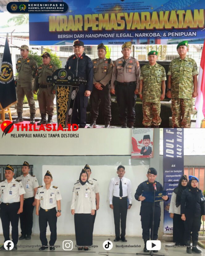 
					Lapas Pasir Pangarayan Perkuat Komitmen Berantas Narkoba dan HP Ilegal Lewat Apel serta Razia Gabungan
