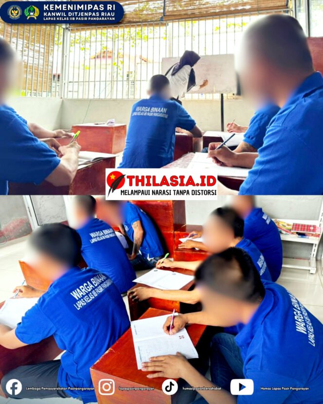 
					Warga Binaan Lapas Pasir Pangarayan Tingkatkan Kualitas Diri Lewat Program Pendidikan Paket C