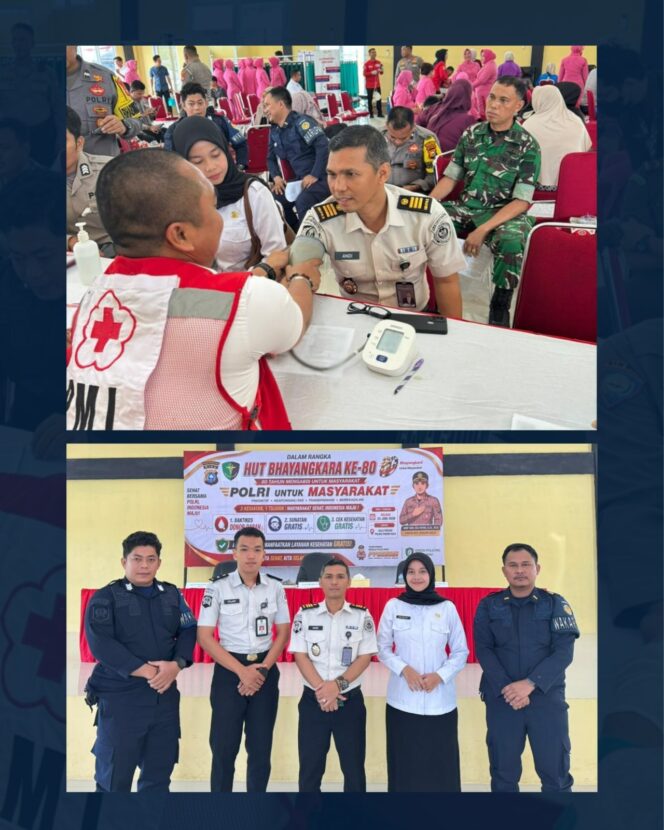 
					Dukung Aksi Kemanusiaan, Lapas Pasir Pangarayan Ambil Bagian dalam Donor Darah HUT Bhayangkara ke-80