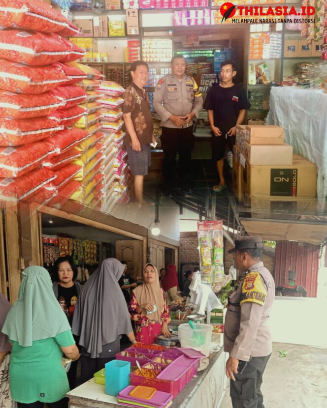 
					Bhabinkamtibmas Polsek Payung Sekaki Laksanakan Pengecekan Ketersediaan Pangan Di Toko Sembako 