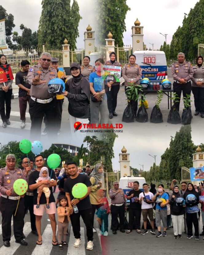 
					Jelang Hari Bhayangkara ke-80, Ditlantas Polda Riau Intensifkan Kampanye Keselamatan Berlalu Lintas dan Green Policing di CFD Pekanbaru