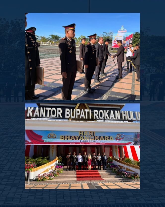 
					Hadiri Upacara Hari Bhayangkara Ke-80, Lapas Pasir Pangarayan Terus Perkuat Sinergi dengan Polres Rokan Hulu