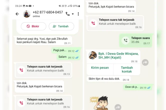 
					Nama Kajati Riau dan Kasi Penkum Dicatut, Masyarakat Diimbau Waspada Penipuan