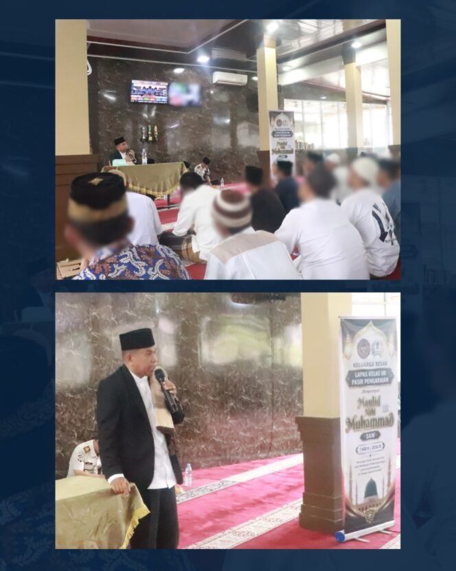 
					Peringati Maulid Nabi 1448 H, Lapas Pasir Pangarayan Perkuat Spiritual Warga Binaan Lewat Ceramah Agama