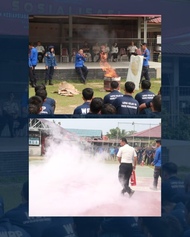 
					Lapas Pasir Pangarayan Tingkatkan Kesiapsiagaan Hadapi Bencana, Gandeng BPBD dan Damkar Rohul