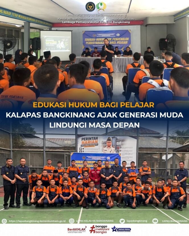 
Edukasi Hukum Bagi Pelajar, Kalapas Bangkinang Ajak Generasi Muda Lindungi Masa Depan