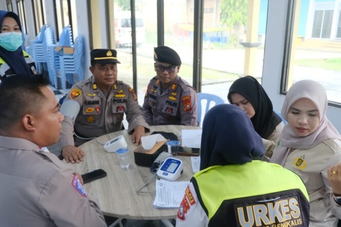 
Peringati Hari Jadi Ke-75 Humas Polri, Polres Bengkalis Gelar Aksi Kemanusiaan Donor Darah