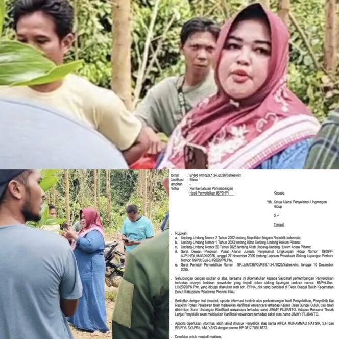 
AJPLH Laporkan ke Mabes Polri Terkait Lambannya Penanganan Laporan di Polres Pelalawan 