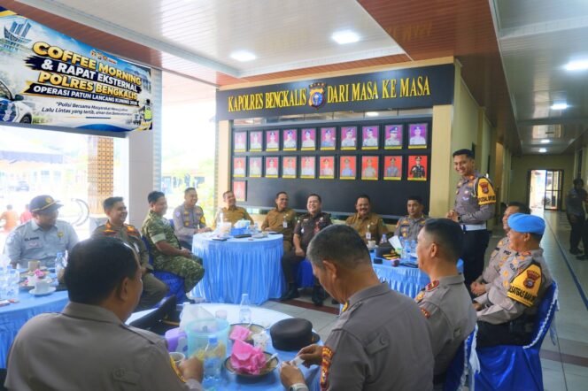 
					Polres Bengkalis Perkuat Sinergi Sektor Melalui  Lintas Sektor Melalui Coffee Morning dan Rapat Eksternal Operasi Patuh Lancang Kuning 2026