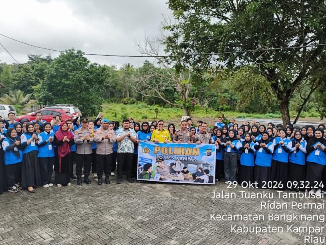 
					Pelaksanaan Program Polisi Peduli Pengangguran (POLIRAN) Polres Kampar di Balai Latihan Kerja Kabupaten Kampar